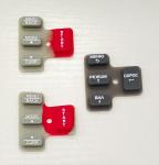 80 Shore A Silicone Rubber Buttons Waterproof Laser Etching