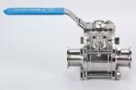 304 316l Sanitary Stainless Steel Ball Valve Manual Tri Clamp End Full Package 3
