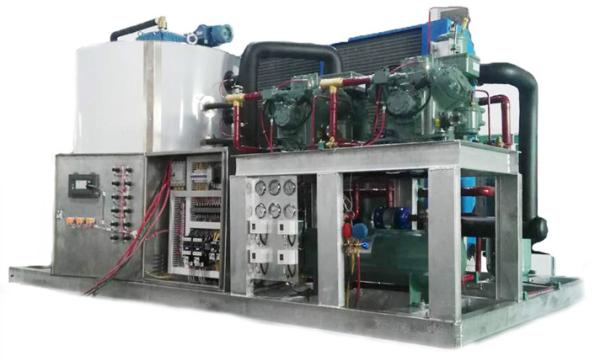 10T / 24H Automatic Ice Maker Machine For Supermarket / Aquatic Processing