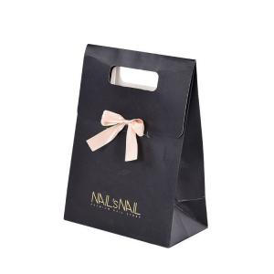 Wholesale Luxury Paper Gift Bags Packaging With Die Cut Handle And Logo from china suppliers