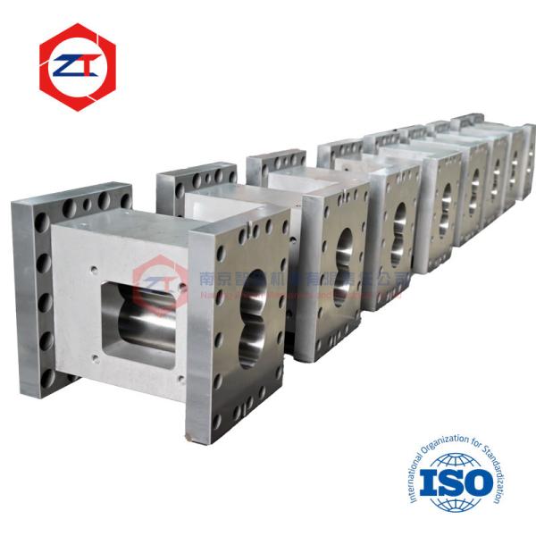 Plastic Pipe Extrusion Machine Alloy Overall Liner Twin Screw Barrel corrosion