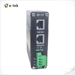 Wholesale Gigabit PoE Injector Adapter 80~320VDC Power Input Industrial Gigabit PoE+ Injector from china suppliers
