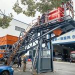 Universal Small Dry Mix Concrete Batching Plant Mobile 90m3/H
