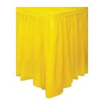 Custom Color Disposable Plastic Table Skirts
