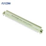 Female 2 rows 64P Right Angel PCB Receptacle DIN 41612 Eurocard Connector W/