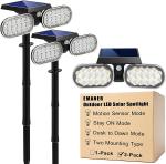 2200mAh 10LM Outdoor Motion Solar Lights SMD3528 Solar LED Floodlight