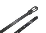 Exquisite Ladies Fashion Leather Belts With Black Pin Buckle 1.8cm Width