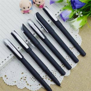 Wholesale Gel pen,Promotional gel-ink pen with cap,black rubber gel-ink pen with eraser from china suppliers