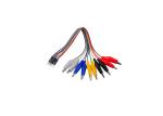 Electric Test Lead 20cm 10pin Electrical Jumper Wire Female With Crocodile Clip