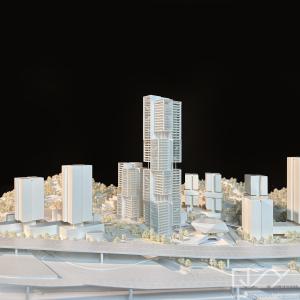 Wholesale Concept Miniature Skyscraper Model Office Building Maquette Aedas 1:1000 from china suppliers