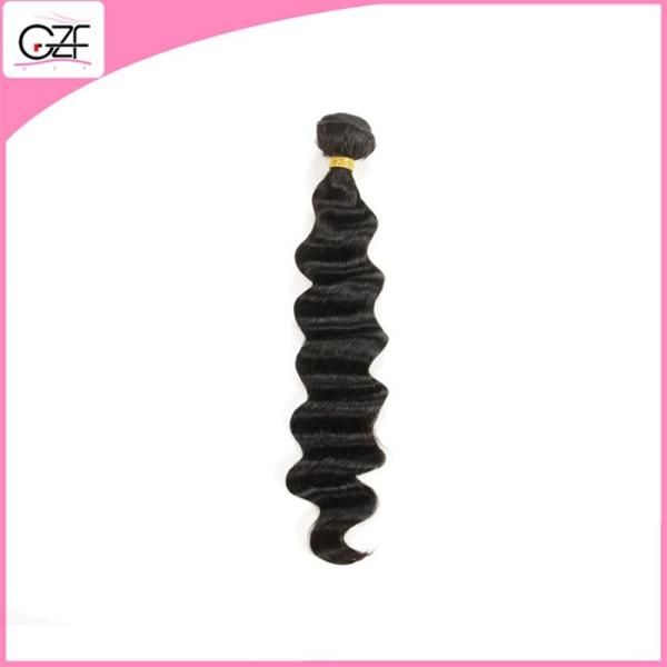 32" Jet Black Virgin Hair Queen Russian Hair AAAAAAA Loose Wave Long Hair