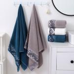 High absorbing Customized 100% cotton bath towel for Home and Hotel in square