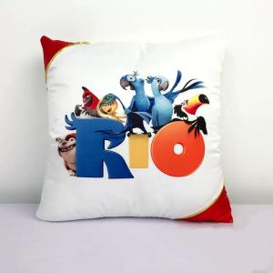 Wholesale Colored Angle Golden Edge Blank Sublimation Polyester Pillow Case For Photos Printing from china suppliers