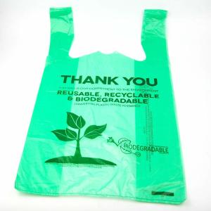 Wholesale 40% Bio Based Compostable Vegetable Bags Corn Starch Material Green Color from china suppliers