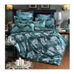 Oeko-tex Certified Europe Style Jacquard Satin Silk Comforter Sets for Hotel