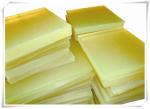 Yellow Color Polyurethane Rubber Sheet Custom Polyurethane Parts Abrasion
