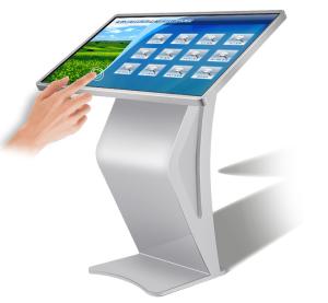 Wholesale 16 9 Touch Screen Kiosk , 3840x2160 Floor Standing Digital Signage from china suppliers