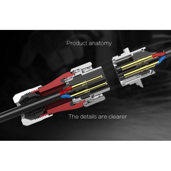 CNLINKO Power Plug Socket Solar Panel Connector 3 Pin for Solar Street Light