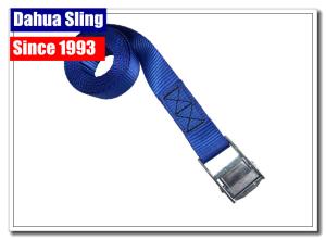 Wholesale Durable Cam Lock Tie Downs , Canoe Tie Down Straps With Zinc Plated Buckle from china suppliers