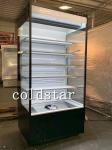 Supermarket milk chiller open multi-deck refrigerator fruit display stand for