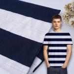 Combed Slub Cotton Soft Single Jersey Fabric Good Texture For T - Shirt