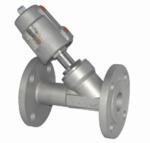 PTEF Sealing 16bar Manual Angle Valve YJ4P1FP16-Q Pneumatic Flange