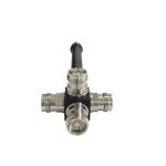 Mini DIN Female 4 Way antenna Coax Splitter Power Pass 6000MHz -165dbc
