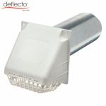 4 Inch Air Venting Set Dryer Vent Hood With Bulit in Grid Aluminum Wall Through
