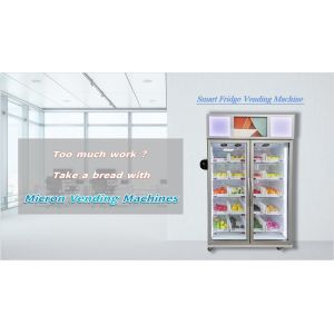 Buy cheap Remote Control Vegetable Smart Vending Fridge With Card Reader from wholesalers