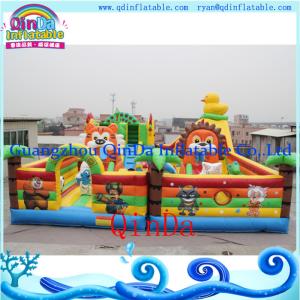 Wholesale QinDa inflatable bouncy castle, inflatable jumping castle from china suppliers