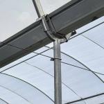 High Quality Aluminum Alloy Multi-span Poly Tunnel Plastic Shed Greenhouse Tent