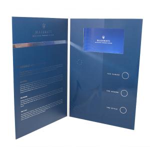 Wholesale Folded Paper LCD Brochure Card 1200g Hard Cover Music HD Screen For Advertisement from china suppliers