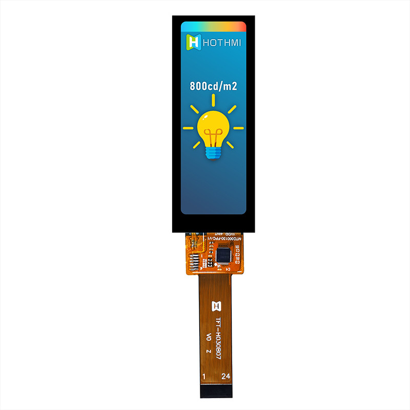 3.0 Inch 268x800 Strip Display Wide Temperature LCD TFT IPS Display Pcap Monitor
