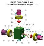 Rongsheng F1600 mud pump pulsation damener, RSF-1300 mud pump, RSF-1000 mud pump