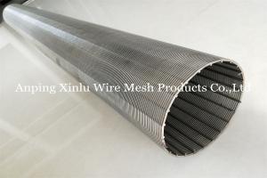 Wholesale Ss304 168mm Johnson V Wire Screen Pipe For Drilling Oil Well from china suppliers