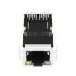 LPJK9493AHNL 10G Base-T PoE++ RJ45 Female Connector Single Port Tab UP Green