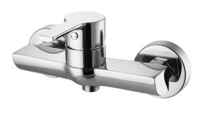Wholesale Wall Mounted Shower Mixer Faucet Bathroom Brass，single Handle from china suppliers