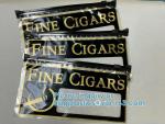 Fine Cigars, slider grip bags, zip top pouch, Tear-proof, no leak, puncture
