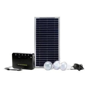 Wholesale Solar Panel Size 350*460*17mm Solar Light Kits With 4pcs Led Bulbs For Grid Lighting from china suppliers
