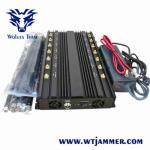 Adjustable 14 Antennas GPS Lojack 50m 35W Mobile Phone Blocker