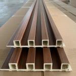 Modern Style Wood Grain Solid Color Decorative WPC Wall Panel for Living Room
