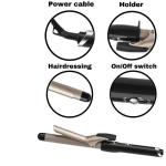 45W Hair Curlers Negative Ion Aluminum Care Big Wand Wave Curling Irons Fast
