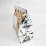 Foldable Disposal Plastic Insulated Thermal Cooler Bag For Food Lunch Delivery