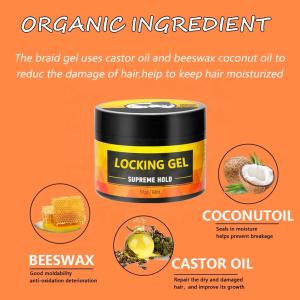 Wholesale Hair Wax Unbranded High Shine Pomade Super Strong Hold Twist Gel Edge Control from china suppliers