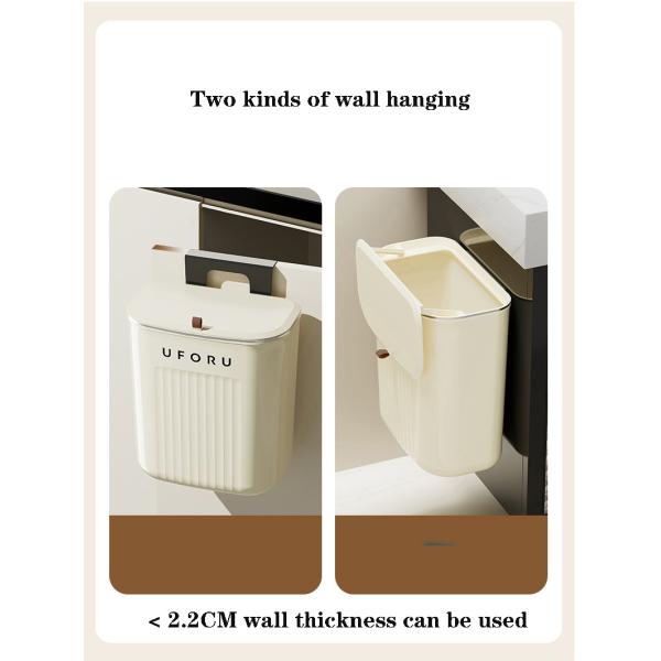 Household Large Capacity Wall-mounted Joint Does Not Occupy Space Kitchen Wall Hanging Trash Can