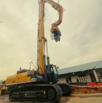 Excavator Mounted Vibro Hammer For Fast Pile Driving Construction Projects