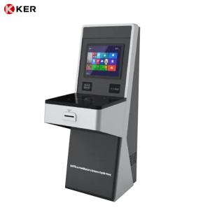 China Reader Custom Kiosk Equipment Pharmacy Supermarket Self Service Library Hotel Self Check In Machine on sale