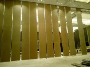 Wholesale 4m Height Operable Acoustic Sliding Partition Walls MDF Board + Aluminium Material from china suppliers
