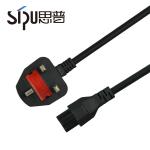 Copper Conductor 3pins Monitor Power Cable Uk C13 Power Cord