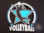 Bespoke Die Cast 10k Finisher Metal Volleyball Glow In The Dark Medals With Soft